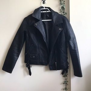 Faux Leather Jacket
